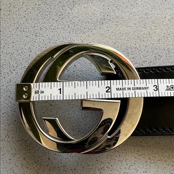 Gucci Black Leather / Silver Belt 🔥 - Picture 8 of 8